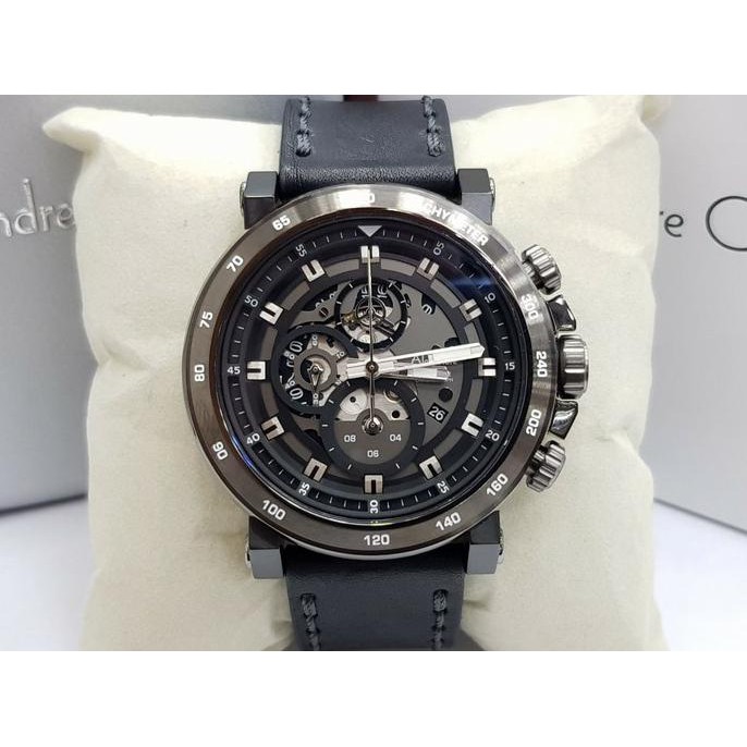 JAM TANGAN ORIGINAL ALEXANDRE CHRISTIE AC 6429 BLACK