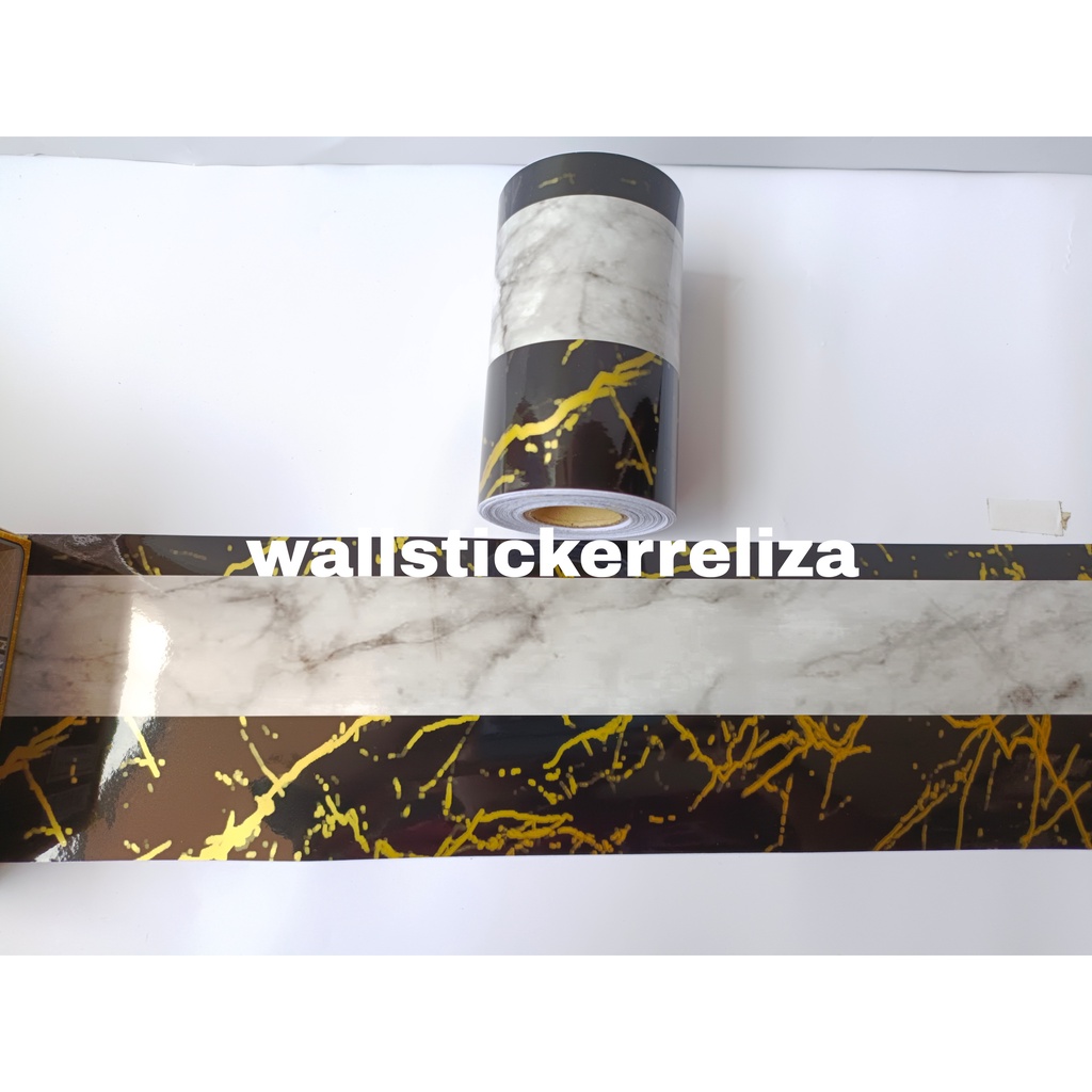 RELIZA WALL BORDER GLOSSY WBS 10 CM X 10 M  WALLBORDER LIST TEMBOK G20