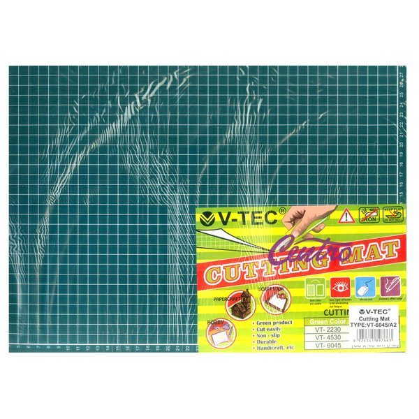 

Murah V-Tec Vtec Cutting Mat Matt A2 VT-6045 Alas Potong Cutter Double Side Eksklusif
