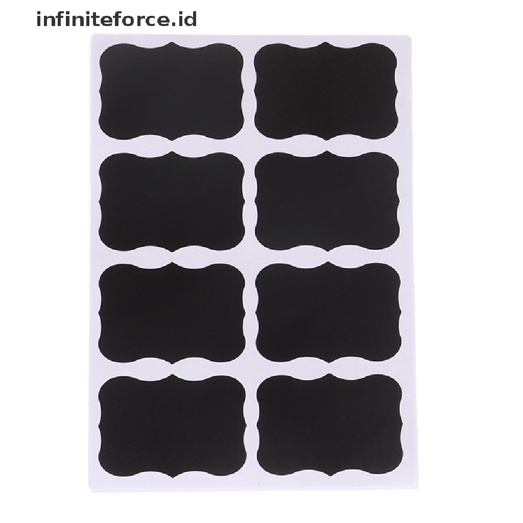 Infiniteforce.id 80Pcs / Set Stiker Label Botol Bumbu Dapur Anti Air