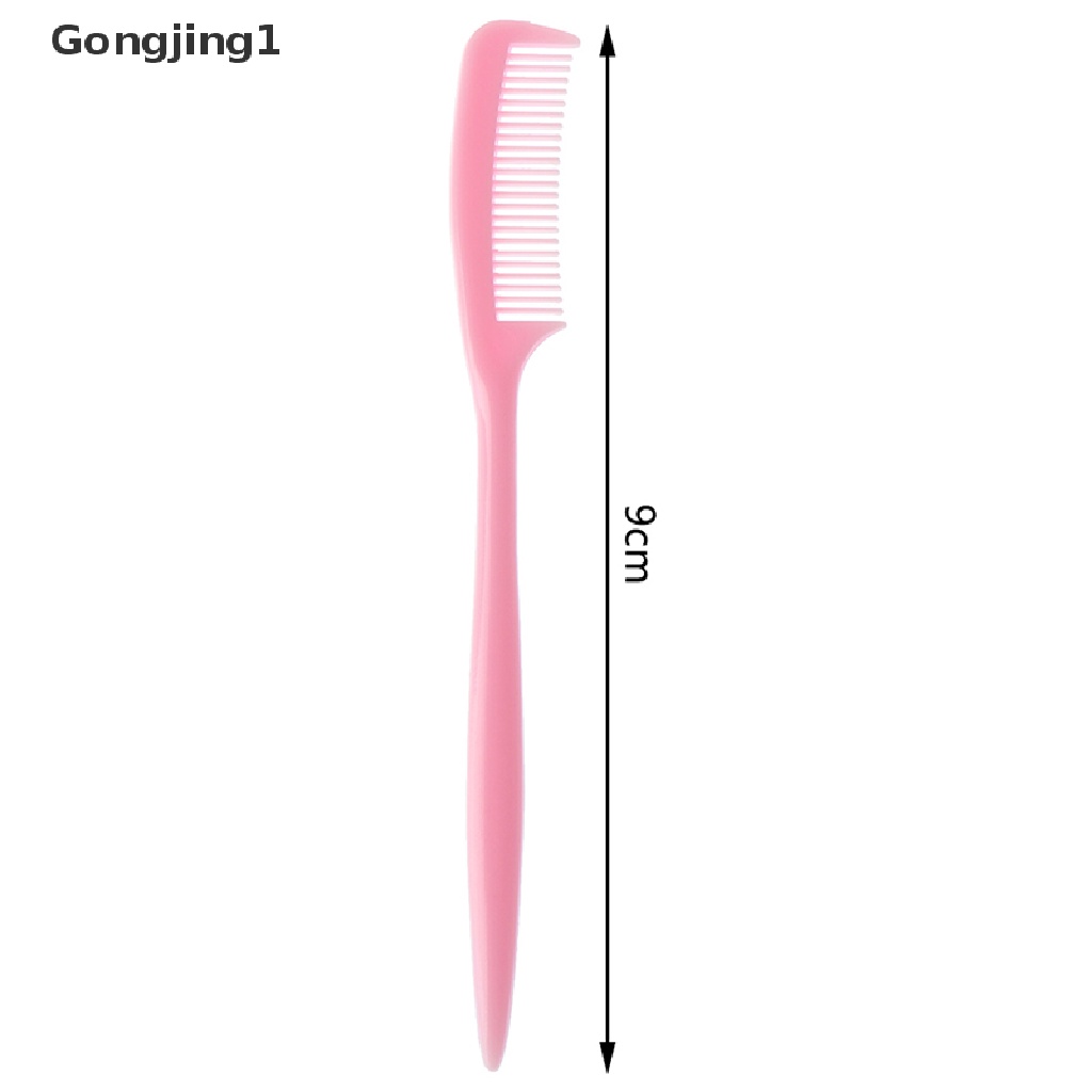 Gongjing1 5pcs / set Sisir Alis / Bulu Mata Extension Bahan Plastik