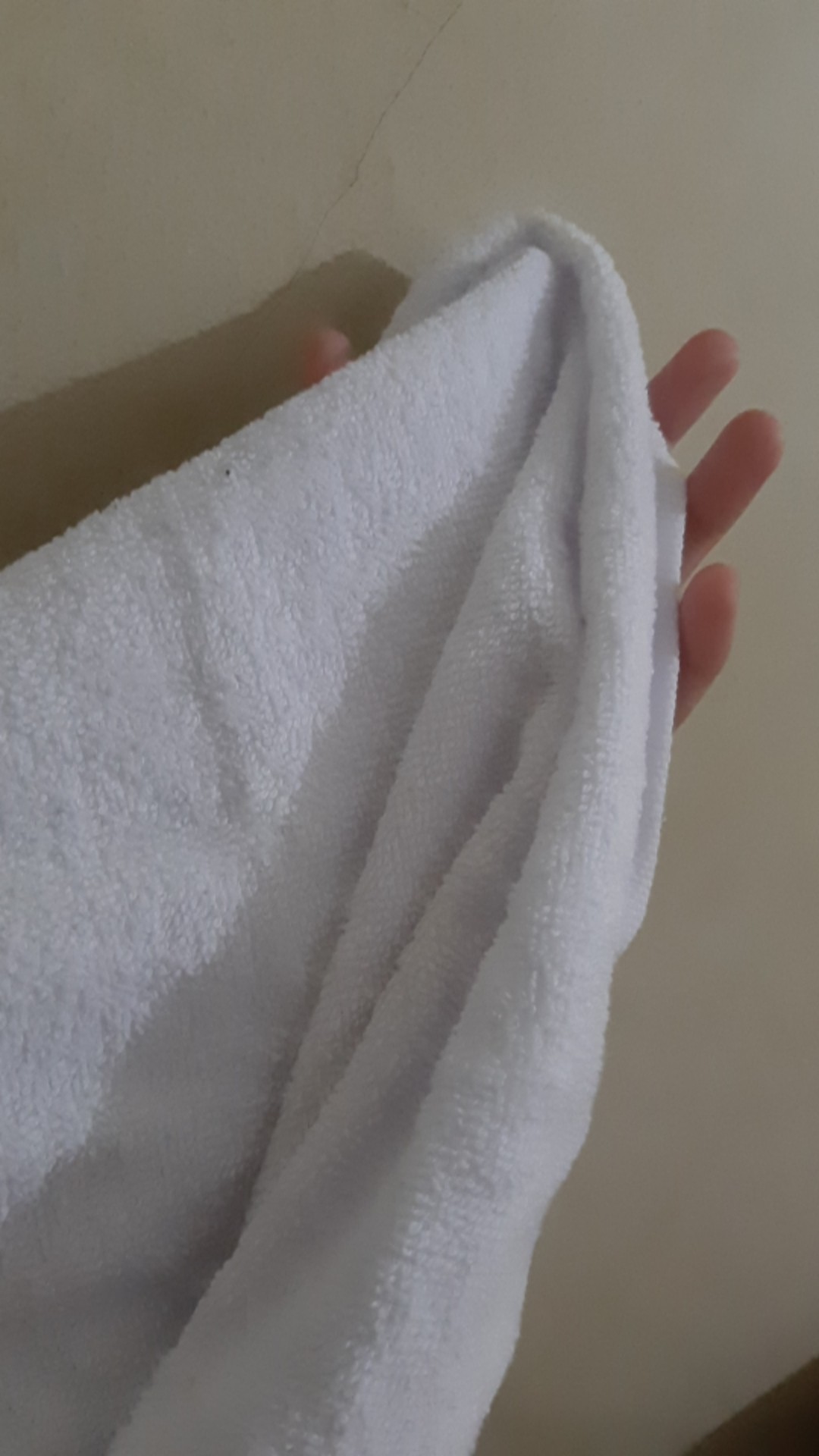 Handuk Putih Hotel Salon Pijat Refleksi Kaki 35x80