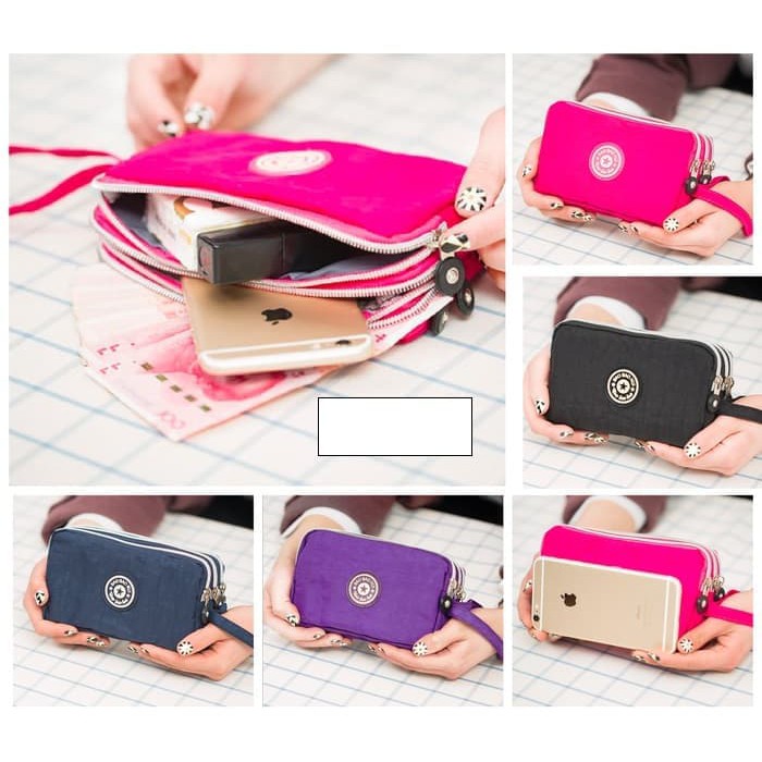 WZ42 Promo Clutch Burberry 3Ruang 2338 Vic Wanita Murah Clutc Z4L2 Ruang Import Promo