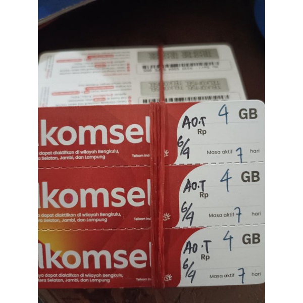 Voucher Telkomsel 4 GB