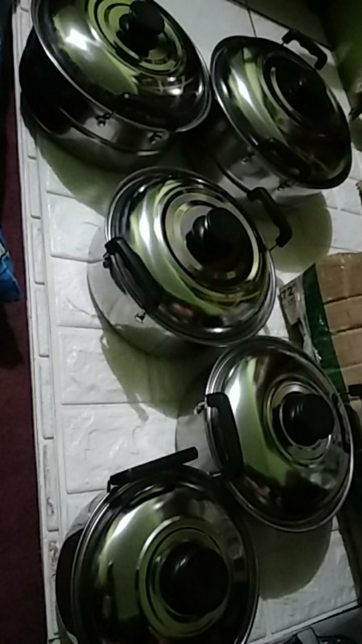 Panci Set 12 Pcs + Steamer Subron Panci Set Steamer Cookware Set Plus Steamerfree Bubble Dan Fragile