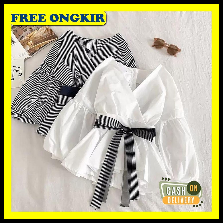 Kemeja Korea Korean Terbaru Kotak Kotak Wanita Cewek Kekinian Hem Jumbo Oversize Kimberly Flanel Shi