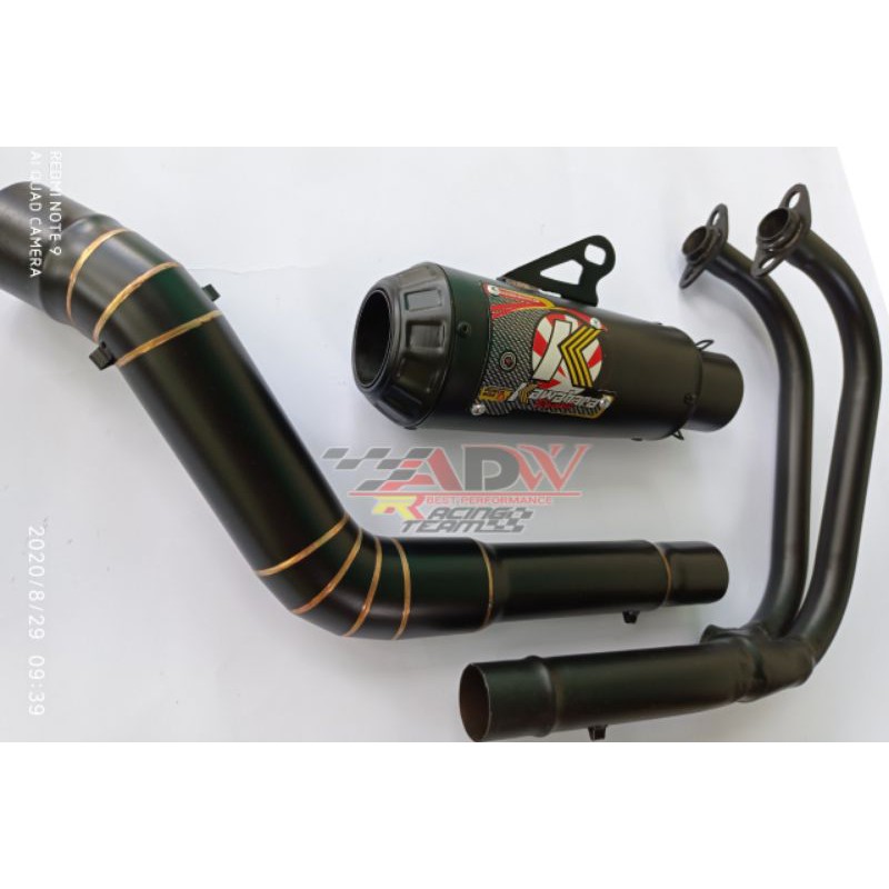 knalpot racing kawahara ninja250 r25 mt25 cbr250