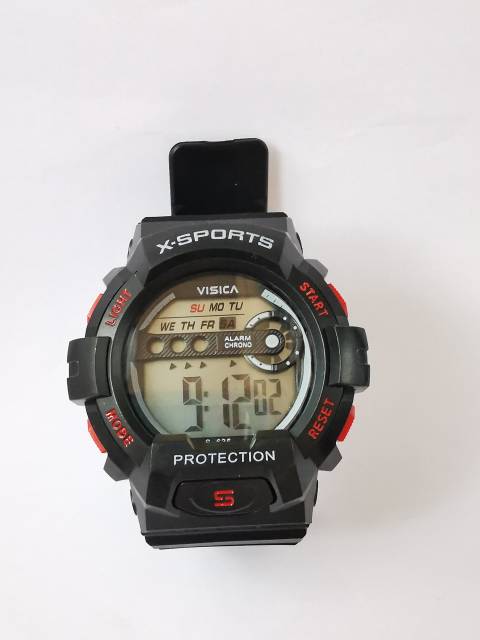 Jam tangan digital Sporty water Resist Visica 636