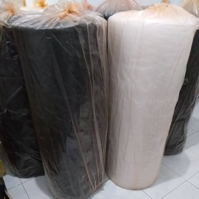 BUBBLE WRAP / BUBLE WRAP WARNA HITAM 50METER 2.4KG (KEMASAN ORANGE)