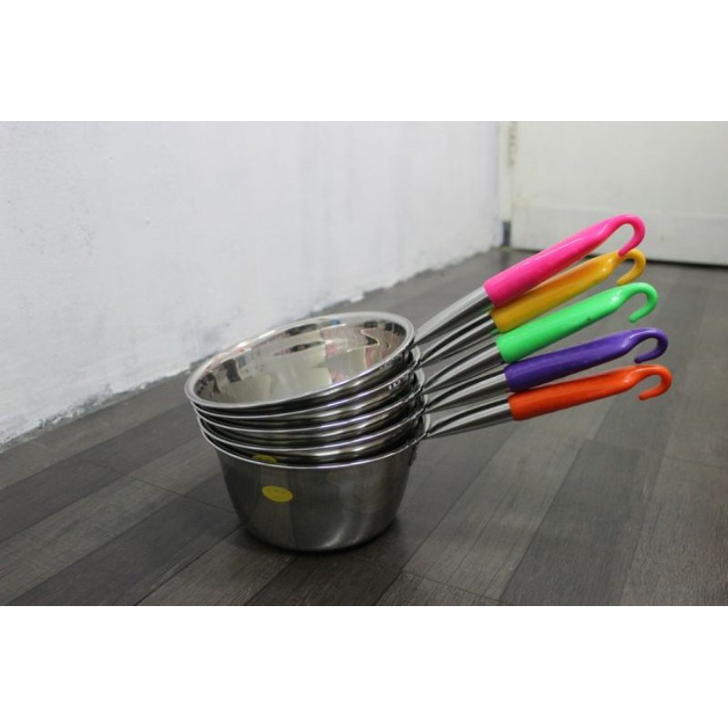 Panci Susu Stainless Steel 18cm Warna Mie Sayur Serbaguna Indomie Indomi