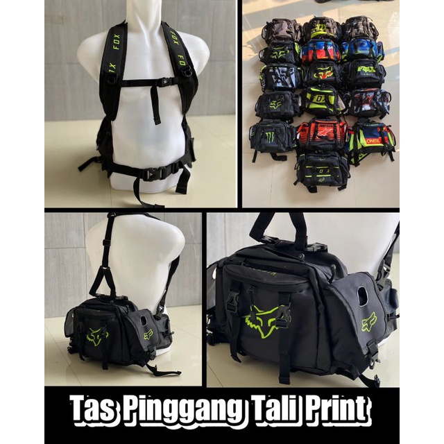 TAS PINGGANG PRINT DAN BORDIR PENGENDARA MOTOR CROSS TRAIL GRASTRACK TRABAS ENDURO ADVENTURE AKSESOR