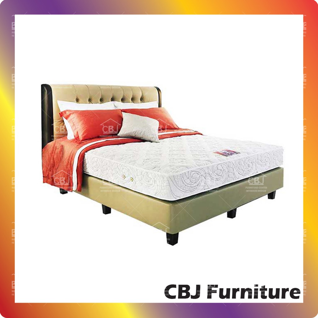 Alga Kasur Springbed Gold Magnetic Deluxe Super Keras - Full Set Alexandrite - Khusus Jabodetabek