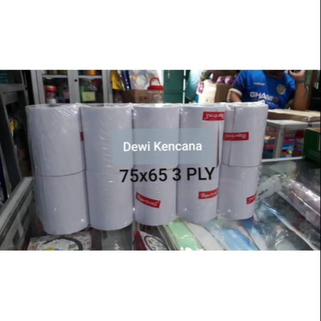 

Kertas Kasir / Struk / Paper Roll Uk. 75x65 3 PLY Merk Paperpryns