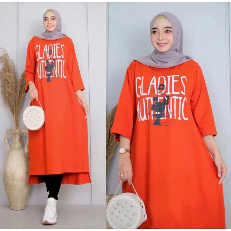 Tunik kaos jumbo terbaru import Long tunik katun combed Midi Tunik Katun Jumbo Gladies Tunik Long Tu