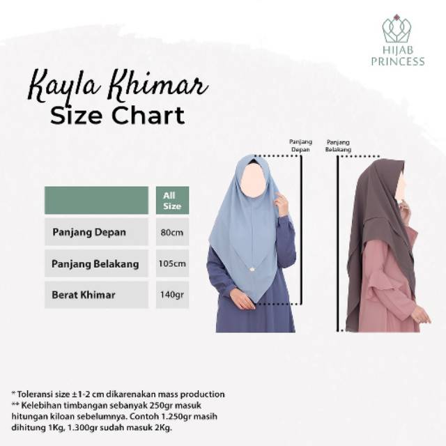 PRELOVED KAYLA KHIMAR LYLAC by Hijab Princess