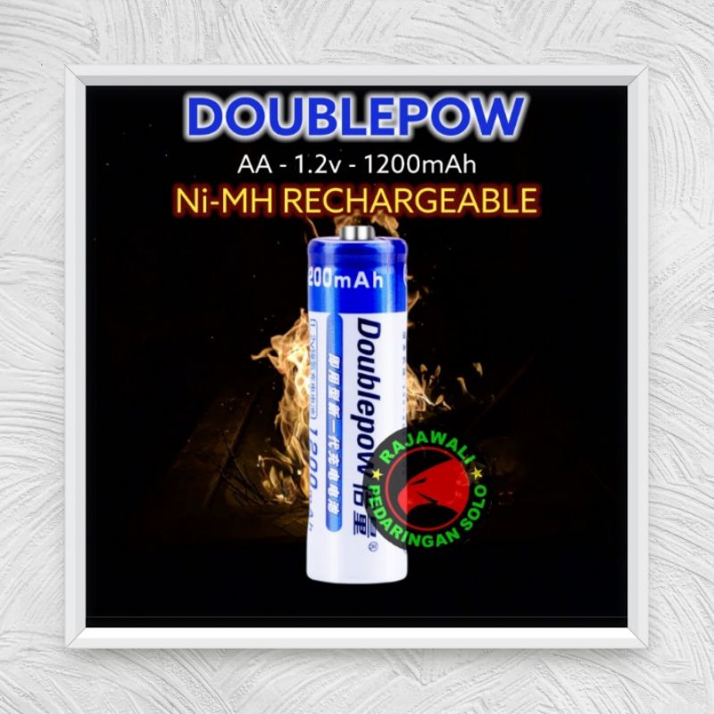 BATERAI AA A2 RECHARGE DOUBLEPOW 1200maH BATERAI CAS A2