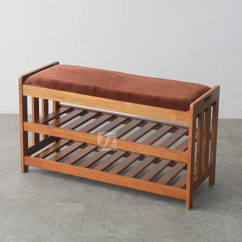 Rak Sepatu Winfield - Medium Oak