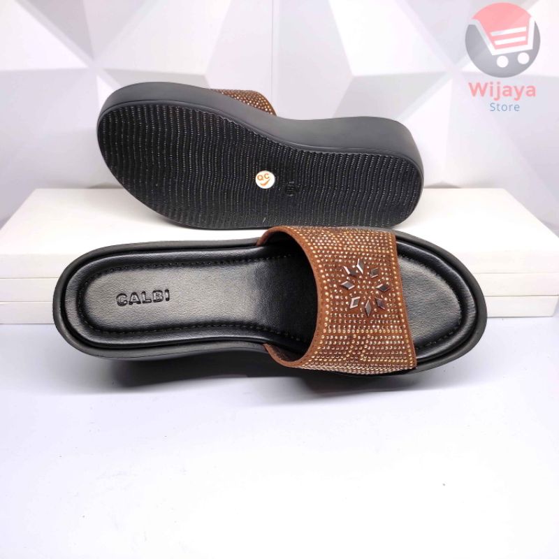 CALBI KLX - SANDAL WANITA CALBI ORIGINAL / SENDAL PESTA FASHION WEDGES TRENDY CEWEK PEREMPUAN DEWASA