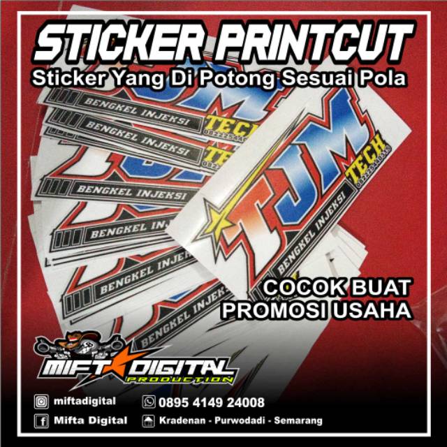 

Sticker promosi print n cut