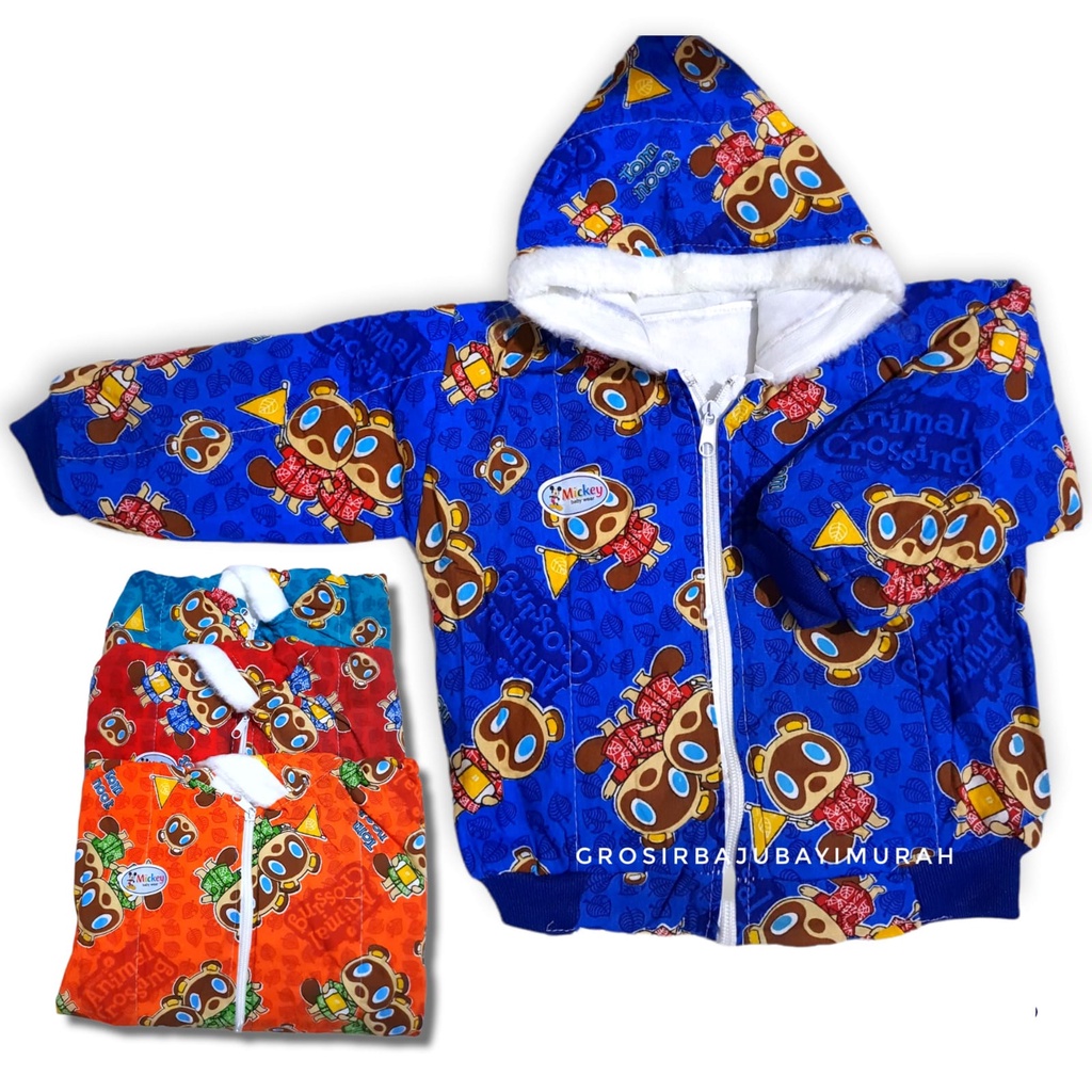 jaket bayi 1th motif RAKUN