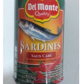 

Delmonte sarden chili/pedas 155gr