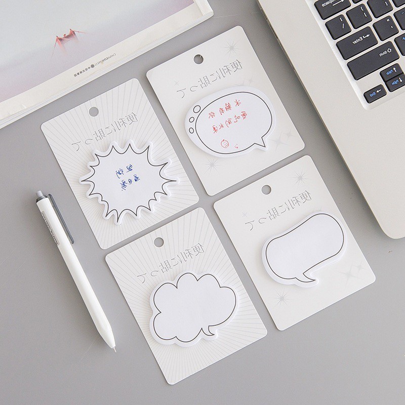 

STICKY NOTE CHAT | MEMO PAD WHITE