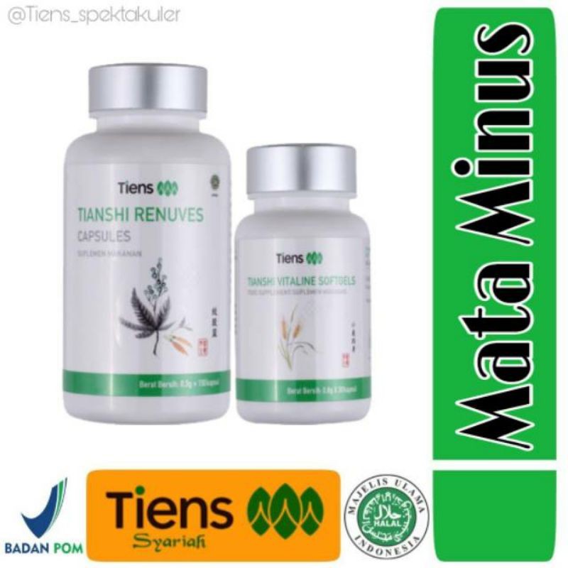 Tiens Mata Minus - Obat Minus & Silinder Tinggi - Original Tiens