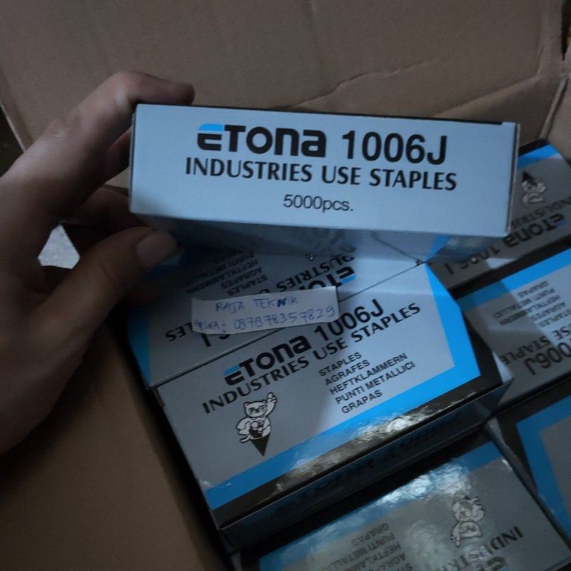 isi Staples etona 1006J / isi Staples 1006J etona/ isi Staples tembakan angin 1006j etona / etona 10