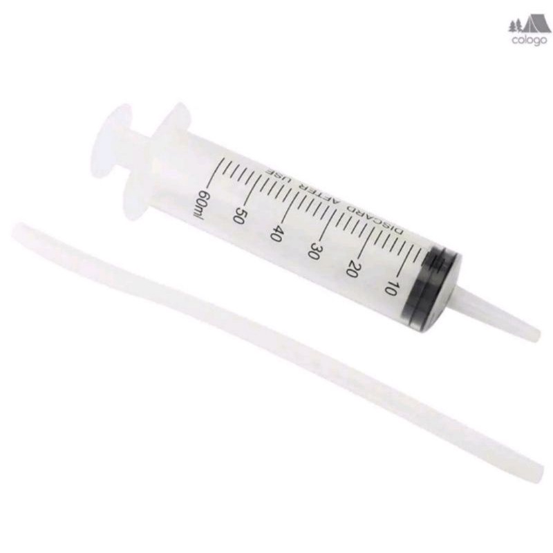 suntikan | syringe | Alat Suntik pembersih hidung sambungan ( 60 Ml )