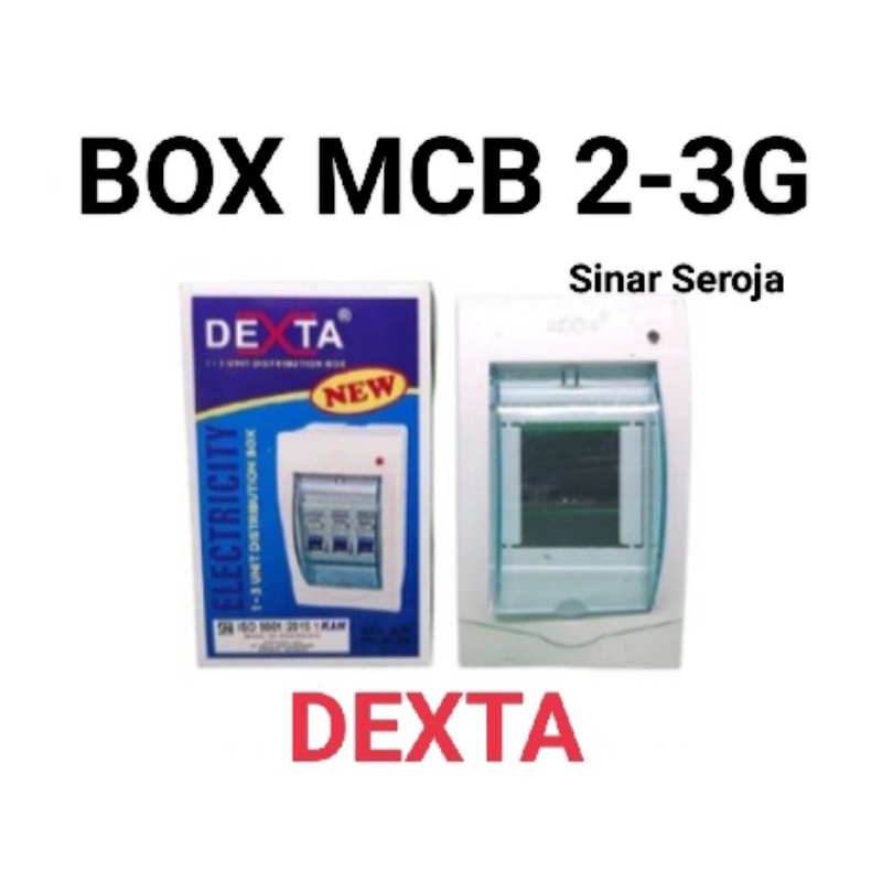 Box Mcb Tutup Mika / kotak Tutup MCB 2 - 3 Group Dexta