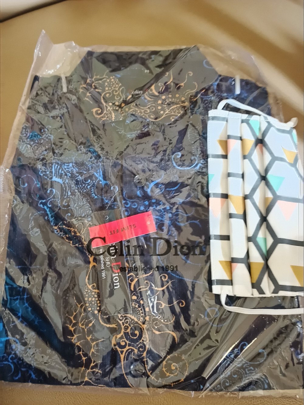 Kemeja Batik Pria Slim Fit Tk03