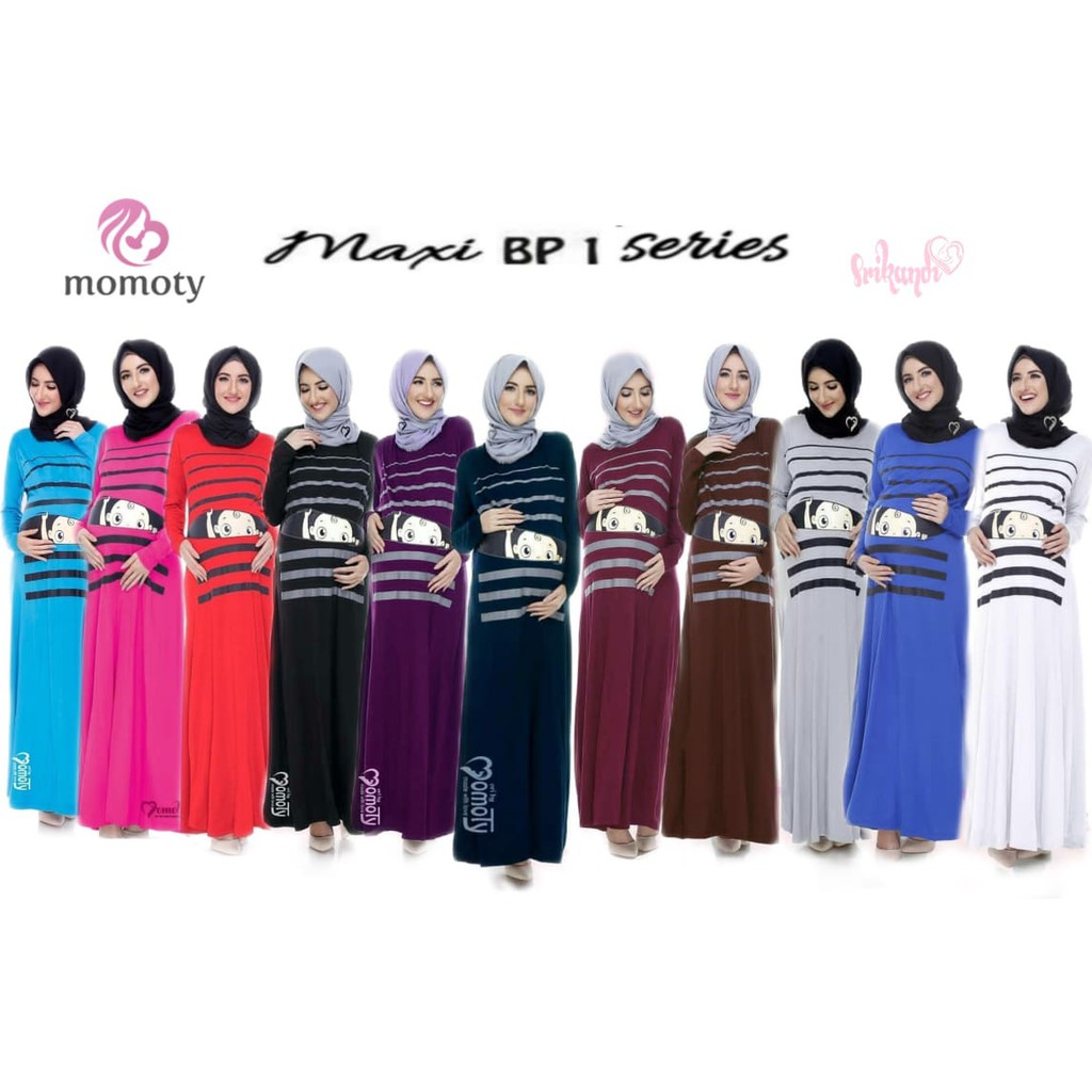 BAJU / PAKAIAN / DRESS / MOMOTY / GAMIS / BAJU HAMIL / BAJU MENYUSUI / PAKAIAN WANITA / DRESS HAMIL