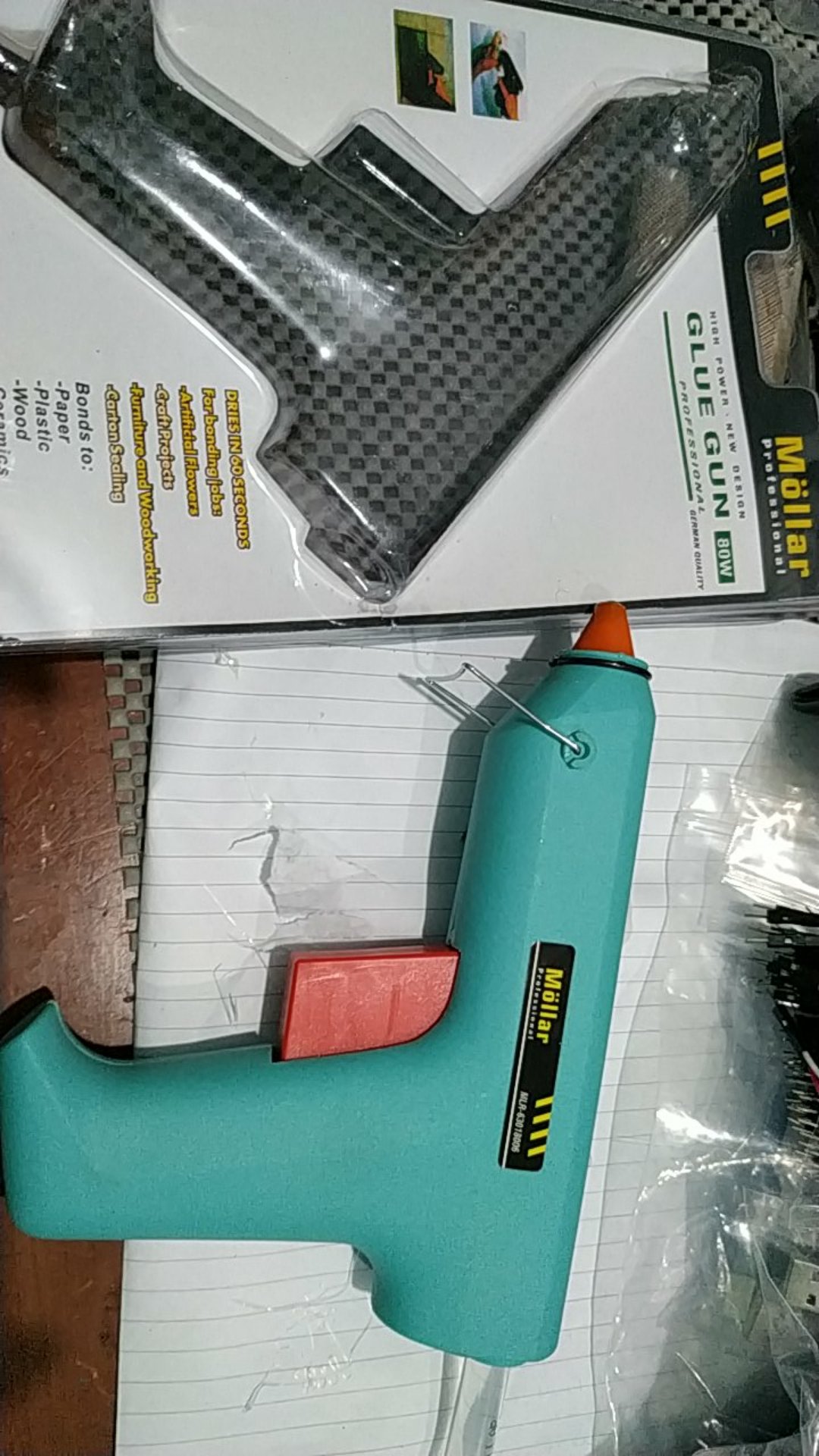 Mollar Glue Gun 80 Watt 80w / Alat Tembak Lem Bakar Besar