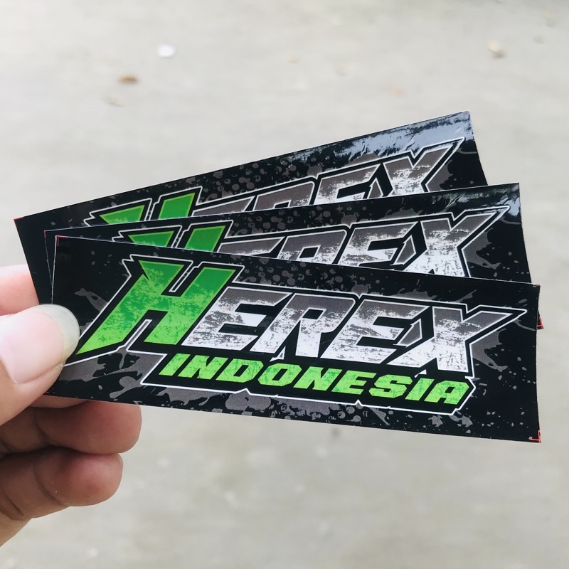 Stiker Herex Anti Air - Herex Indonesia hijau