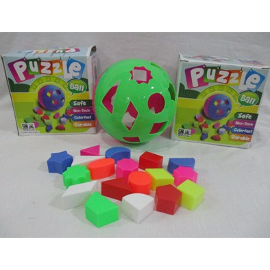 Puzzle Ball Mainan Edukasi Blok Bola / Bola Pintar ***