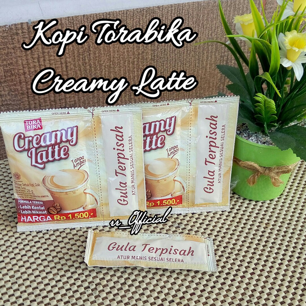 

TORABIKA CREAMY SUSU LATTE Kopi Susu Nikmat