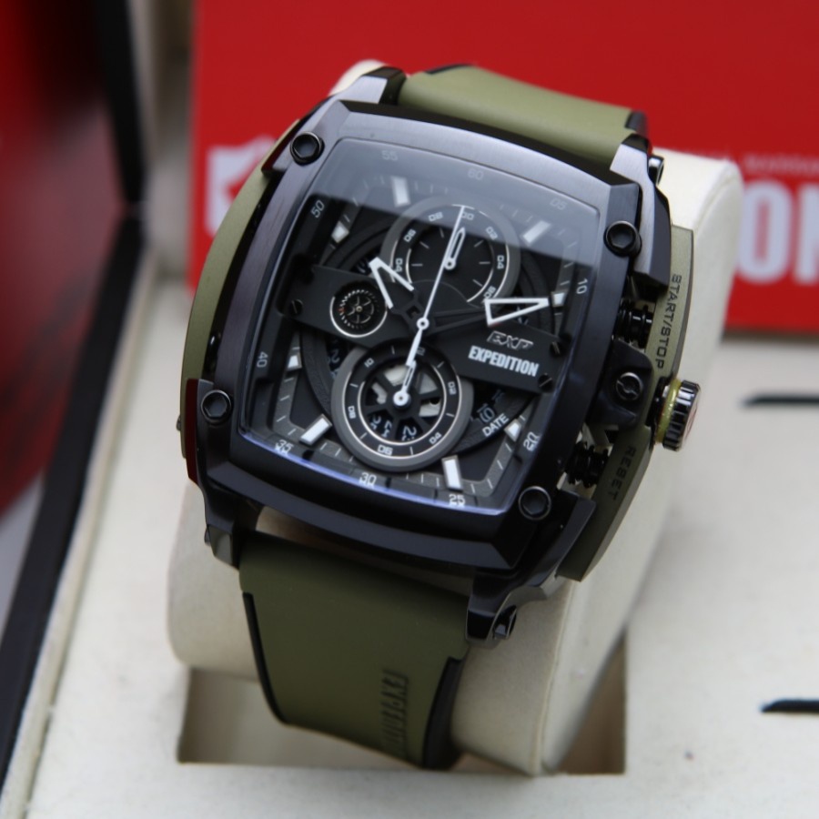 JAM TANGAN PRIA EXPEDITION EXP 3008 E 3008 RUBBER ORIGINAL GARANSI RESMI 1 TAHUN