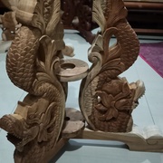 

dudukan ukir jati besar / stand / tatakan / jagrak jati