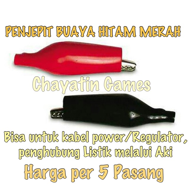 Kepala Penjepit Buaya / Capitan Buaya / Pencapit Buaya Hitam Merah