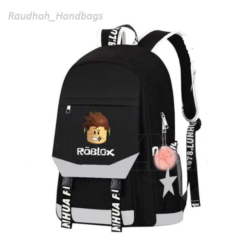 NIQABIS Tas Ransel Anak Laki Laki ROBLOX Tutup Tas Sekolah Anak SD SMP Tas Punggun Anak Cowok Murah