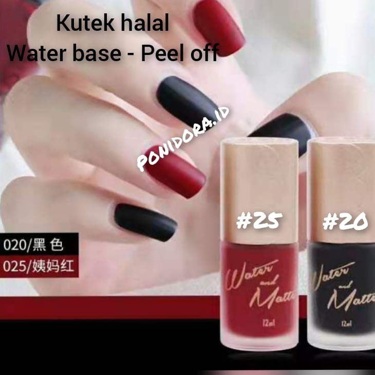 KUTEK HALAL WATER BASED KUTEK MATTE KUTEK SATIN WATER AND MATTE