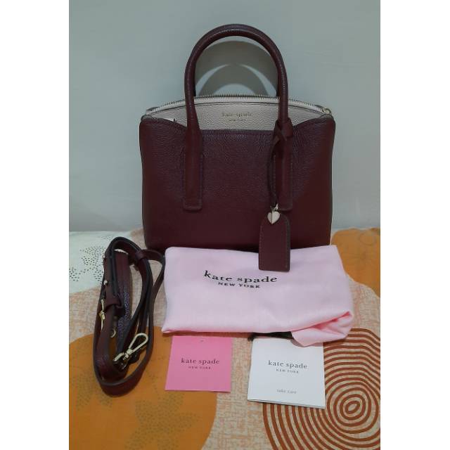 New Baru Katespade Kate Spade Mini Margaux Cherrywood