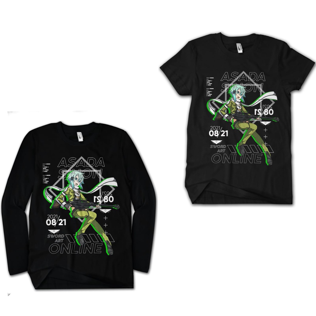 Kaos Asada Sinon Sword Art Online | Print DTF