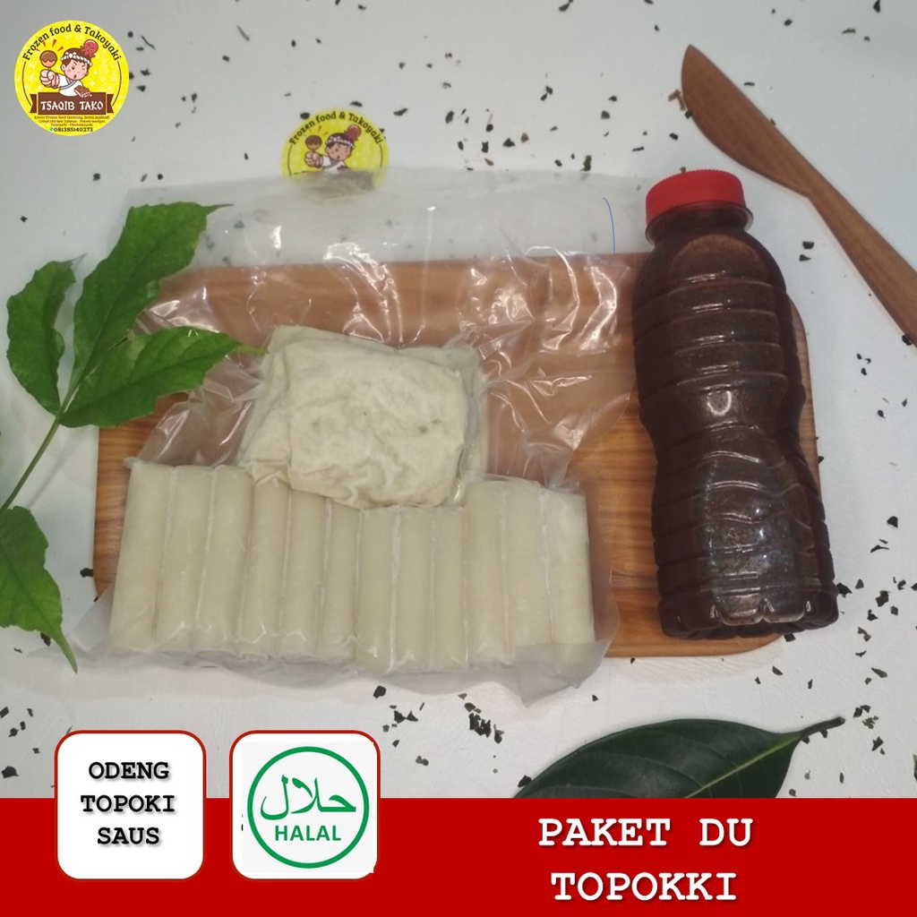 

SUPPLIER Paket DU Topoki / Toppoki / Tteokbokki / Topokki / Rice Cake, odeng & Saos