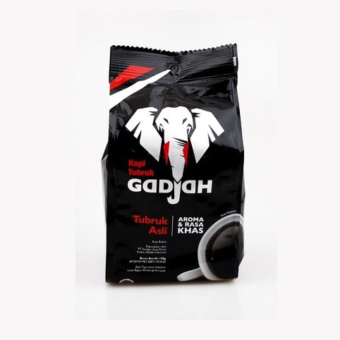 Kopi Tubruk Cap Gadjah Gajah 150 Gram Gr Kopi Bubuk Asli