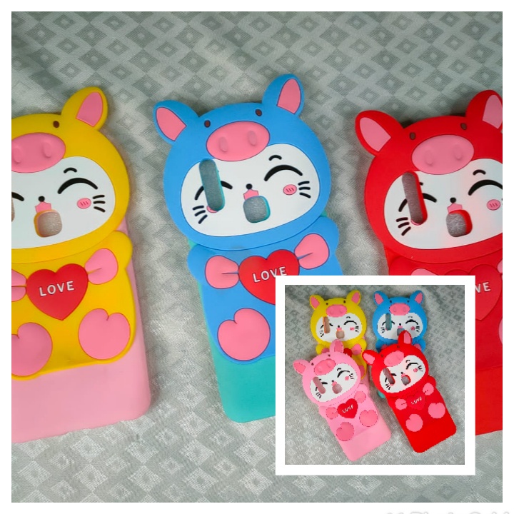 SOFT CASE KARAKTER MIMI CAT LOVE 3D OPPO F11 PRO