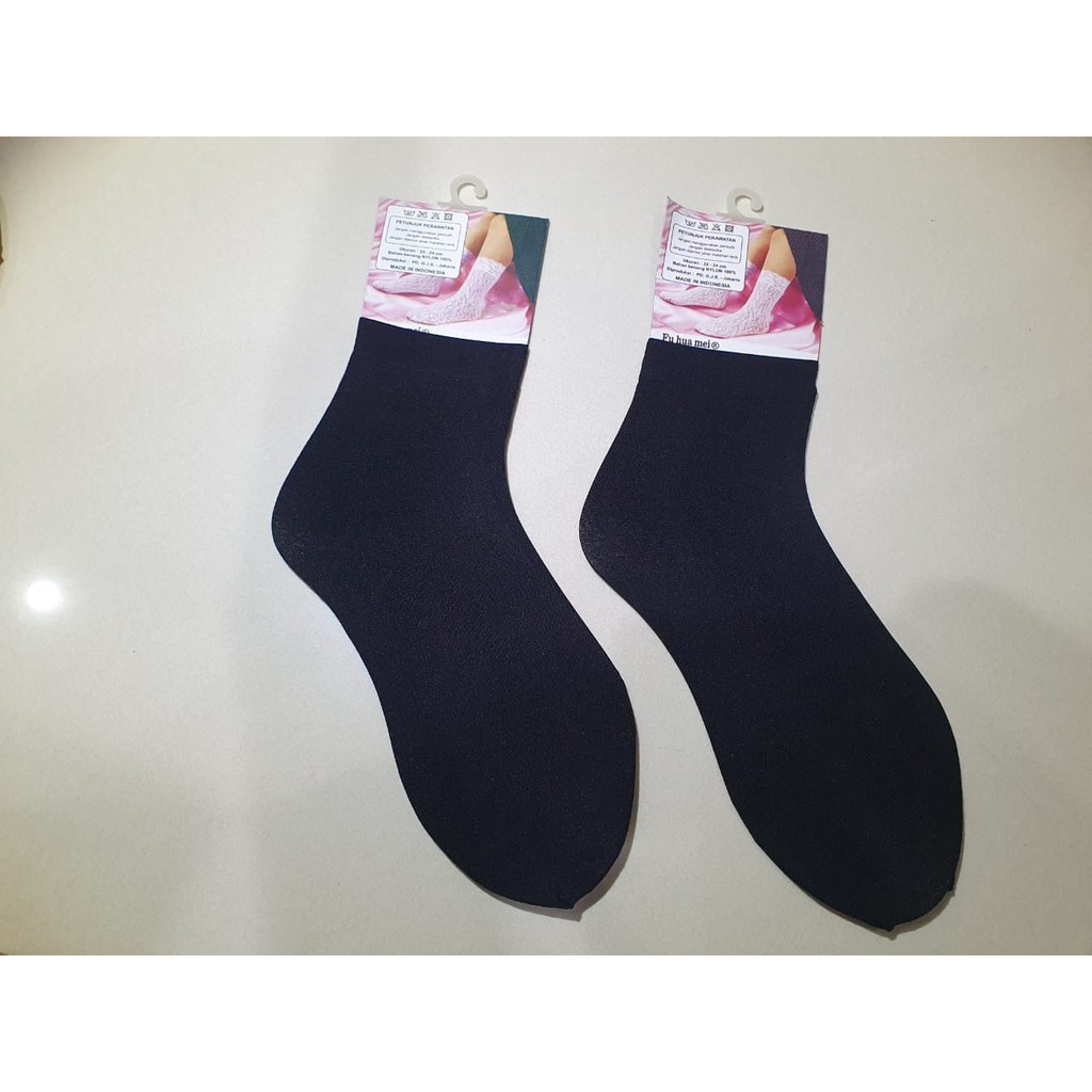 Kaos Kaki Wanita Bahan Stoking Stocking Nilon Elastis diatas mata kaki