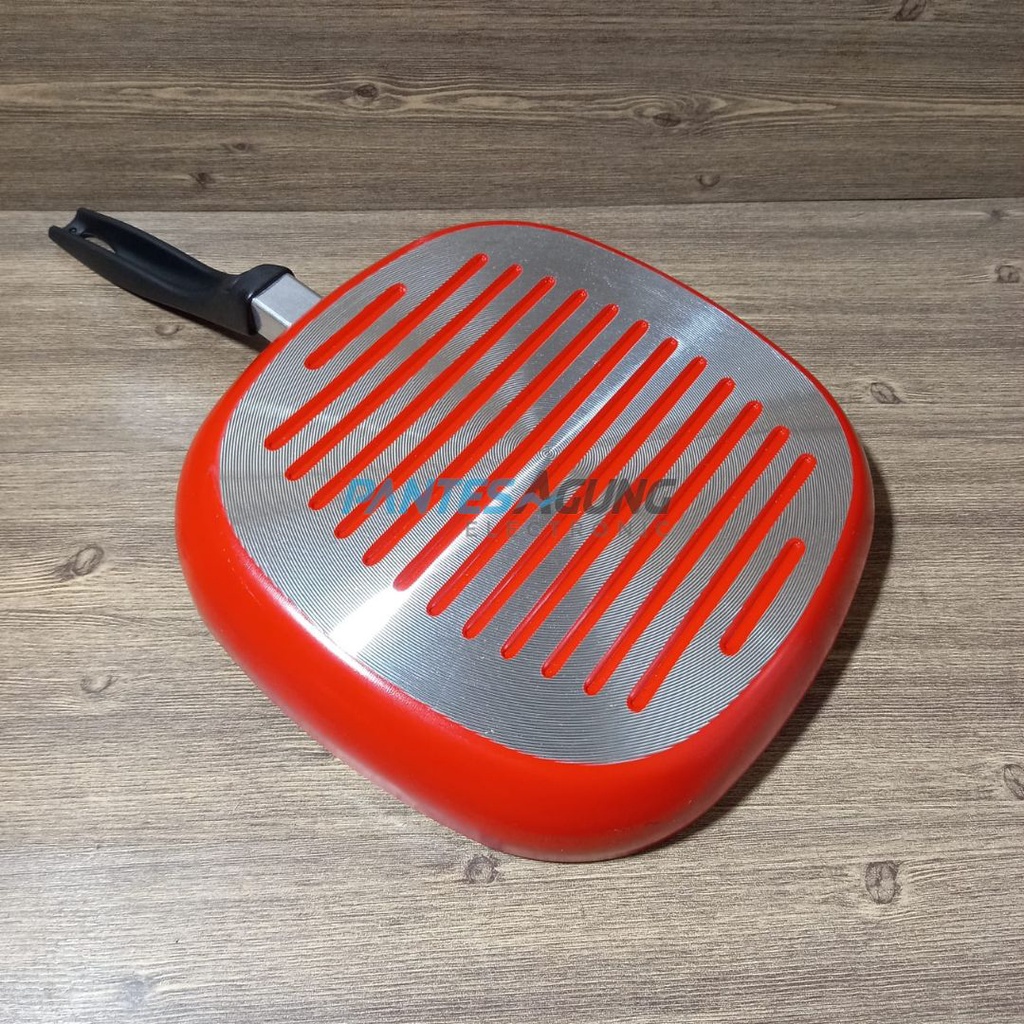 MAXIM SQUARE GRILL VALENTINO 26CM PEMANGGANG ALAT PANGGANG FRYPAN KOTAK