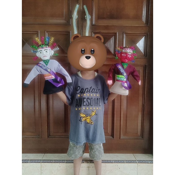 BONEKA ONDEL ONDEL / MAINAN ONDEL ONDEL / ONDEL ONDEL MINI TERLARIS TERMURAH TERBAIK BISA COD