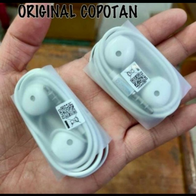Handsfree Earphone Headset Copotan Original Jack 3.5 MM Bass Stereo